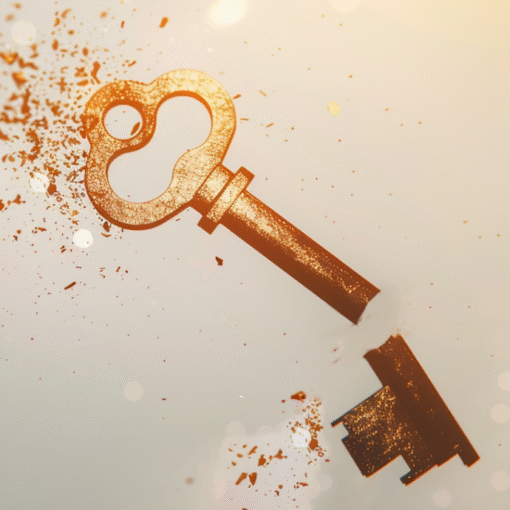 broken key