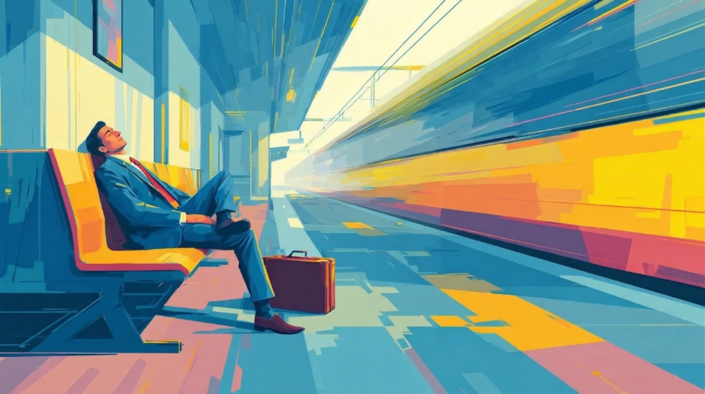 train is moving