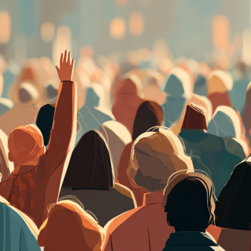 raised hand